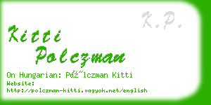 kitti polczman business card